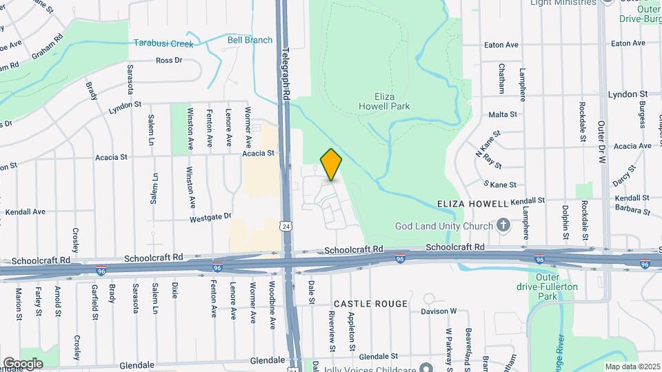 14281 Riverview St Map and Location Details