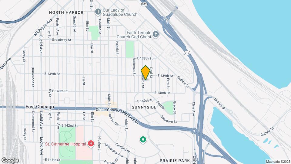 3915 Catalpa St Map and Location Details