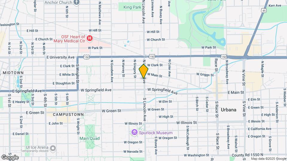 201 N Lincoln Ave Mapa y Detalles de la Ubicación