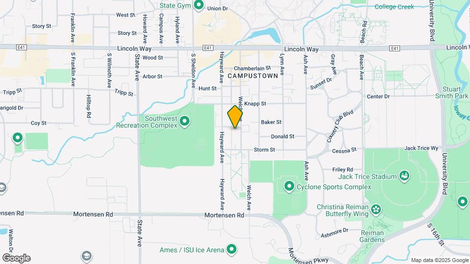 507 Welch Ave Map and Location Details