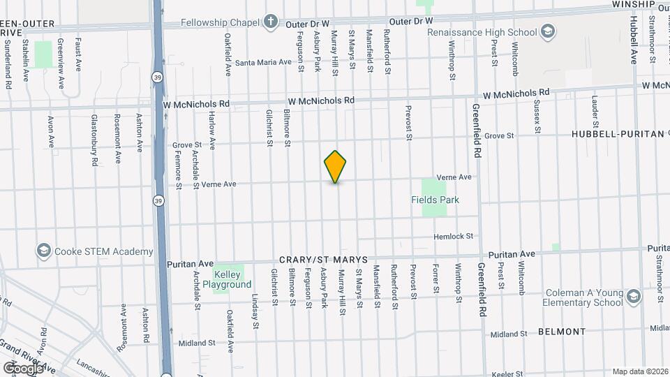 16601 Murray Hill St Mapa y Detalles de la Ubicación