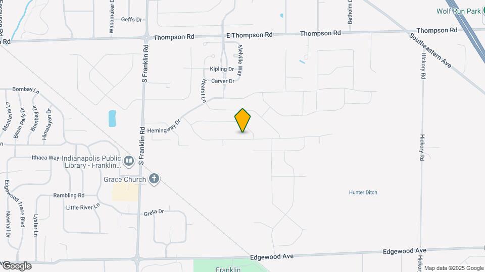 8842 Faulkner Dr Map and Location Details