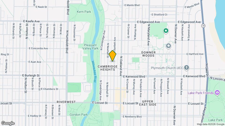 3233 N Bartlett Ave Map and Location Details