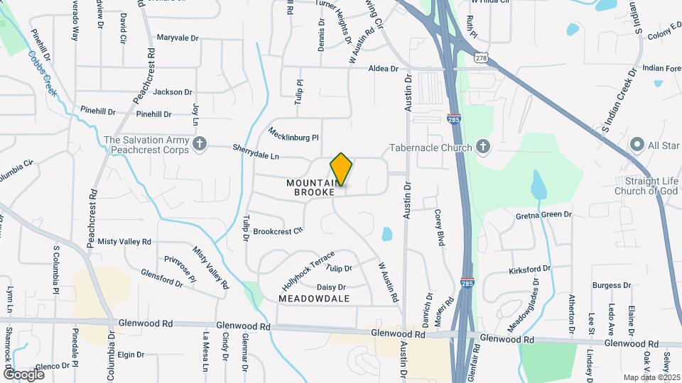 3746 Brookcrest Cir Mapa y Detalles de la Ubicación