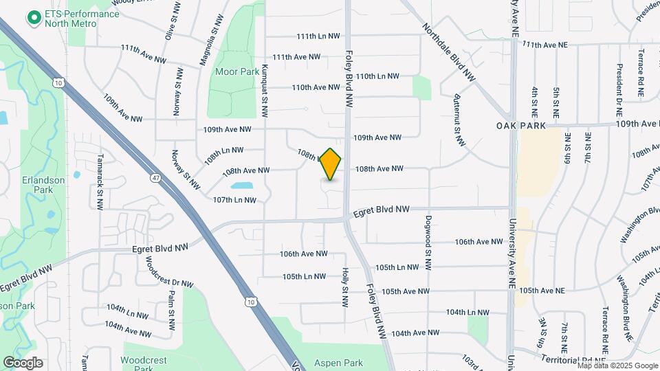 455 107th Ln NW Mapa y Detalles de la Ubicación