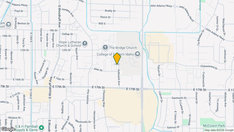 1388 Ashment Ave, Unit 2 Map and Location Details