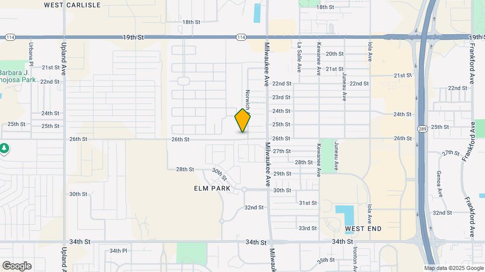 6604 26th St Map and Location Details