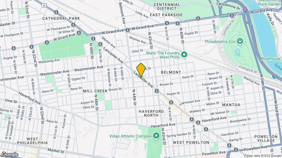 4304 Lancaster Ave Map and Location Details