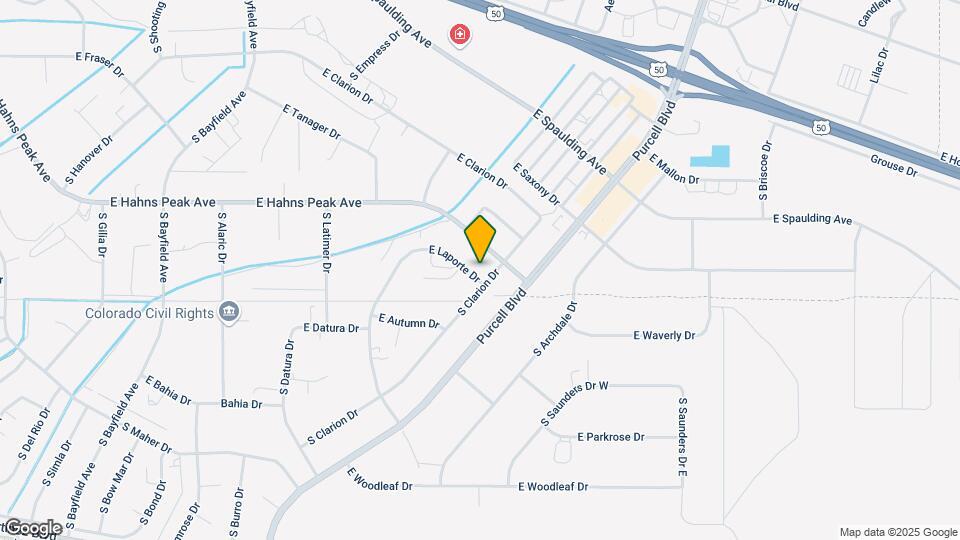 743 E Laporte Dr Map and Location Details