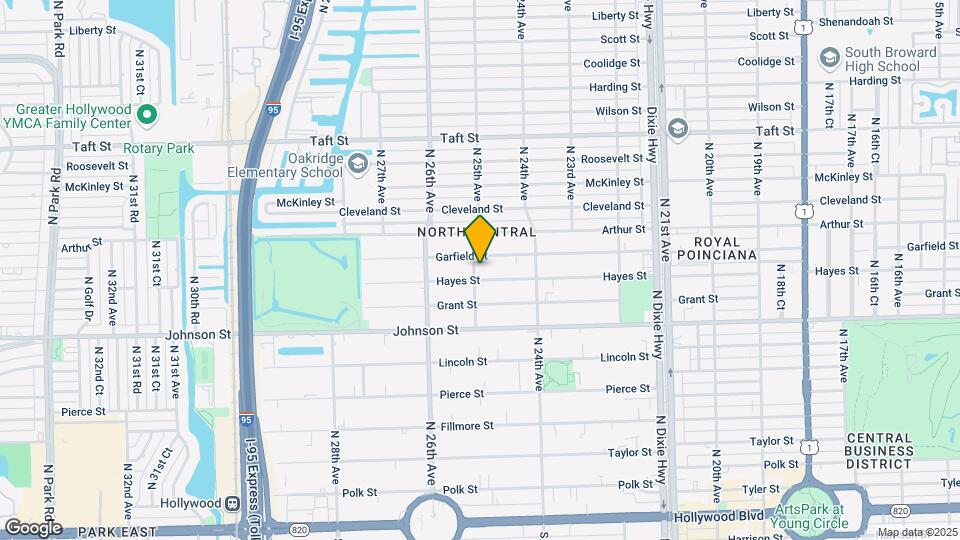 1111 N 25th Ave Map and Location Details