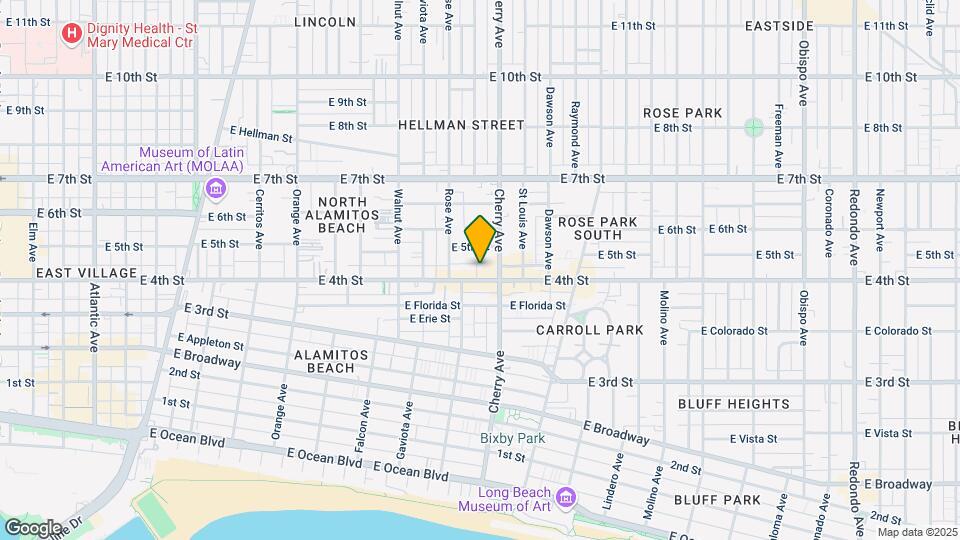 415 N Rose Pl Map and Location Details