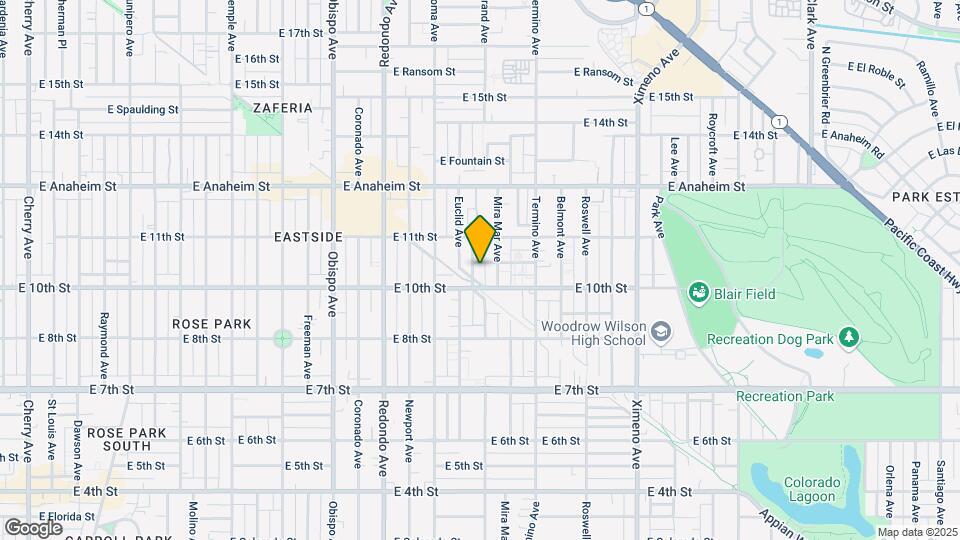1030 Grand Ave Map and Location Details