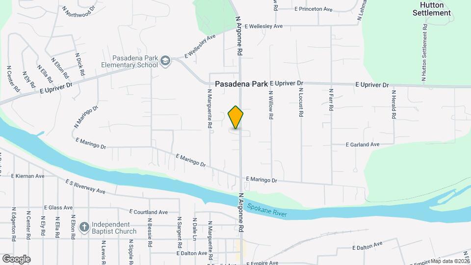 4023 N Argonne Rd Map and Location Details