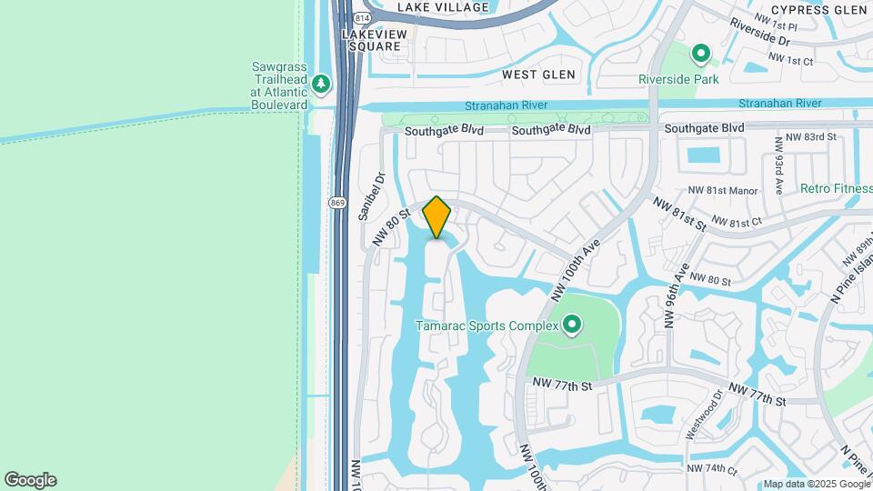 7843 Granville Dr Map and Location Details