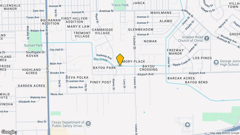 Bayou Bend Apartments Map and Location Details