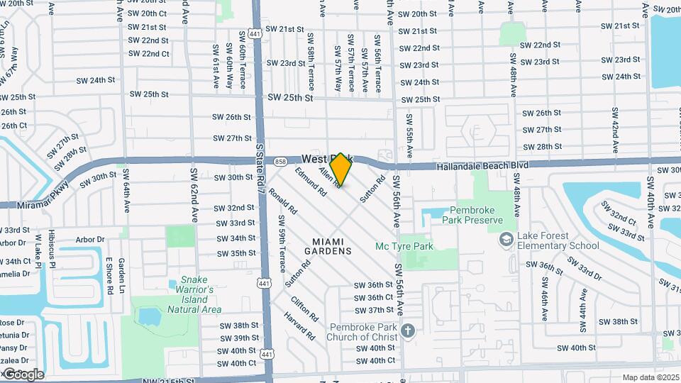 32 Allen Rd Map and Location Details