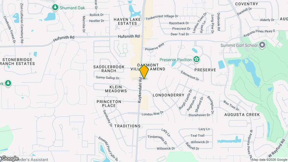 25203 Oak Villa Dr Map and Location Details