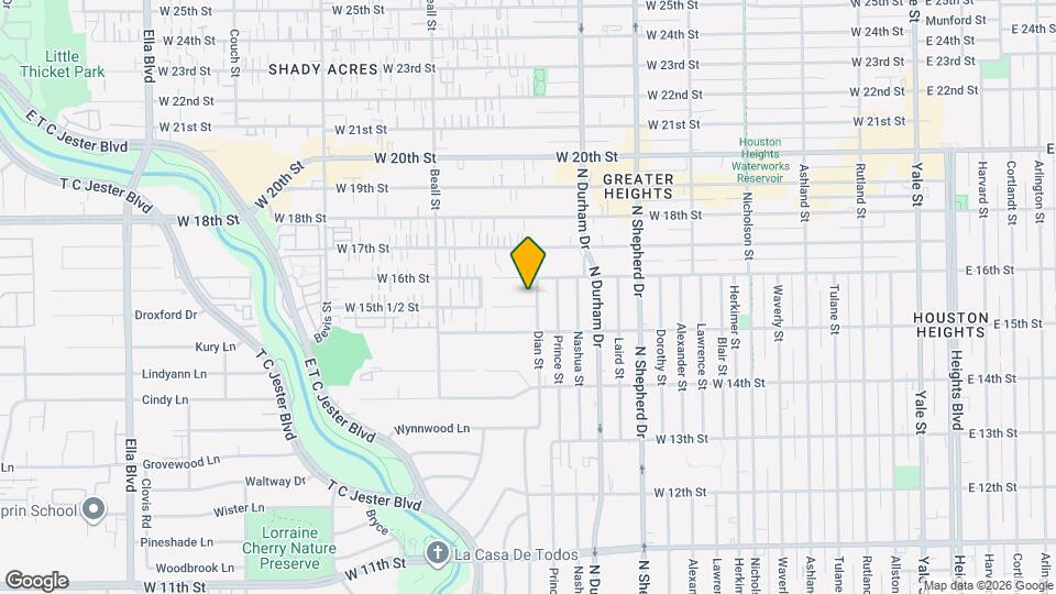 905 W 15th 1/2 St Map and Location Details