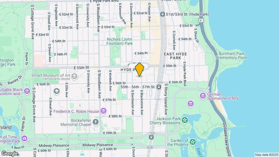 5546-5548 S Blackstone Ave Mapa y Detalles de la Ubicación