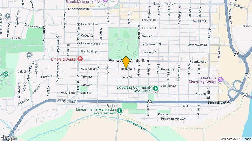 1207 Houston St Map and Location Details