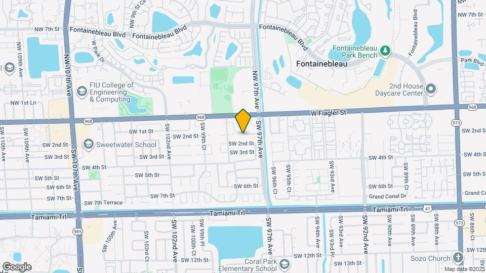 9754 SW 1st Terrace Map and Location Details