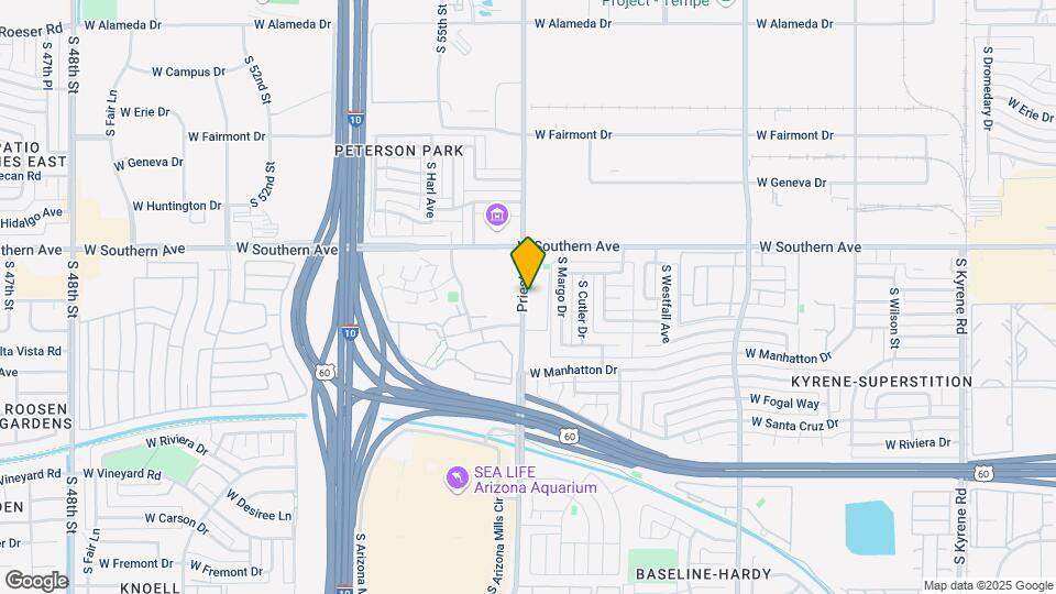 Tempe Villa Apartments Mapa y Detalles de la Ubicación