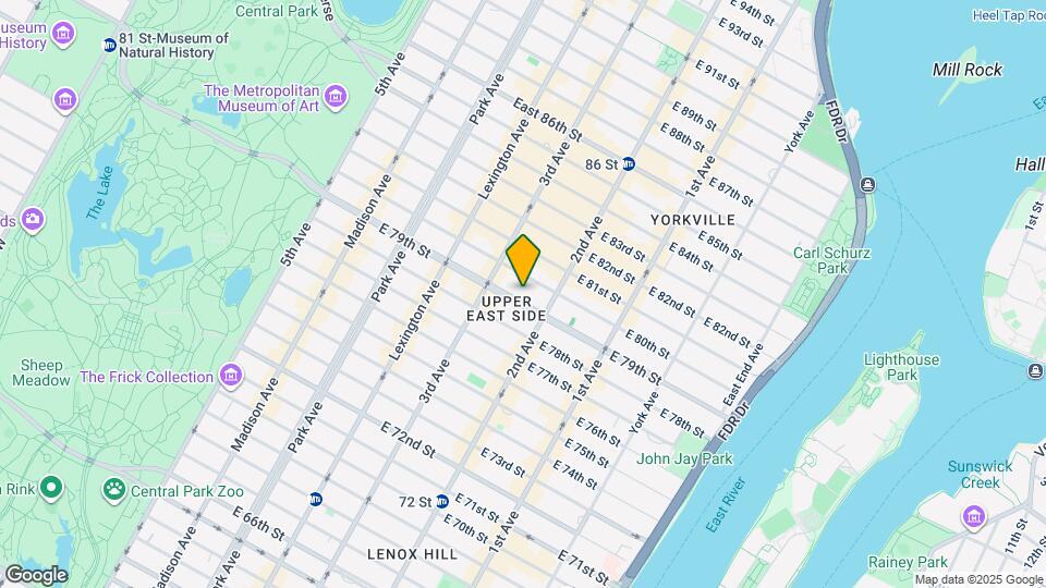 225 E 79th St Map and Location Details