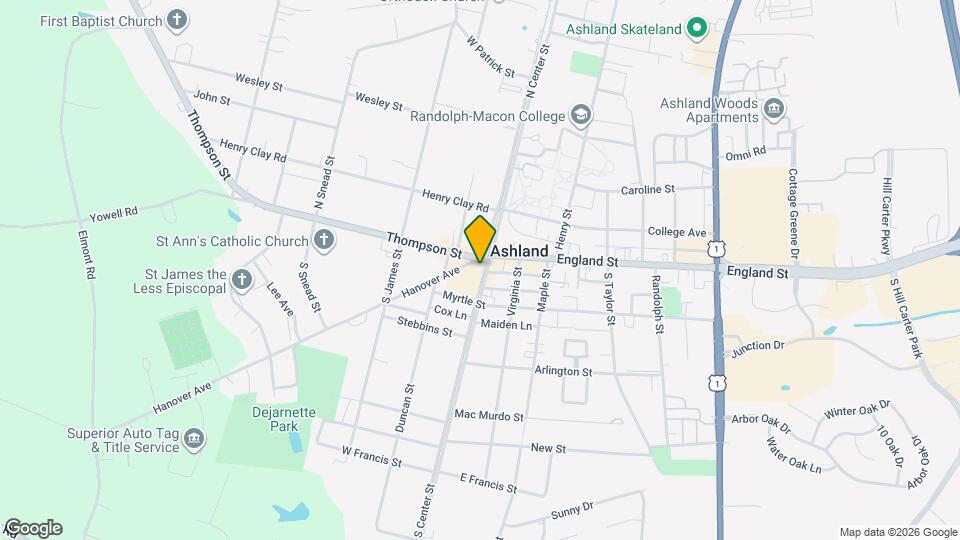 106 S Railroad Ave, Unit 106 B Map and Location Details