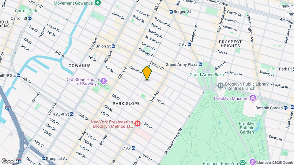 159 Garfield Pl Mapa y Detalles de la Ubicación