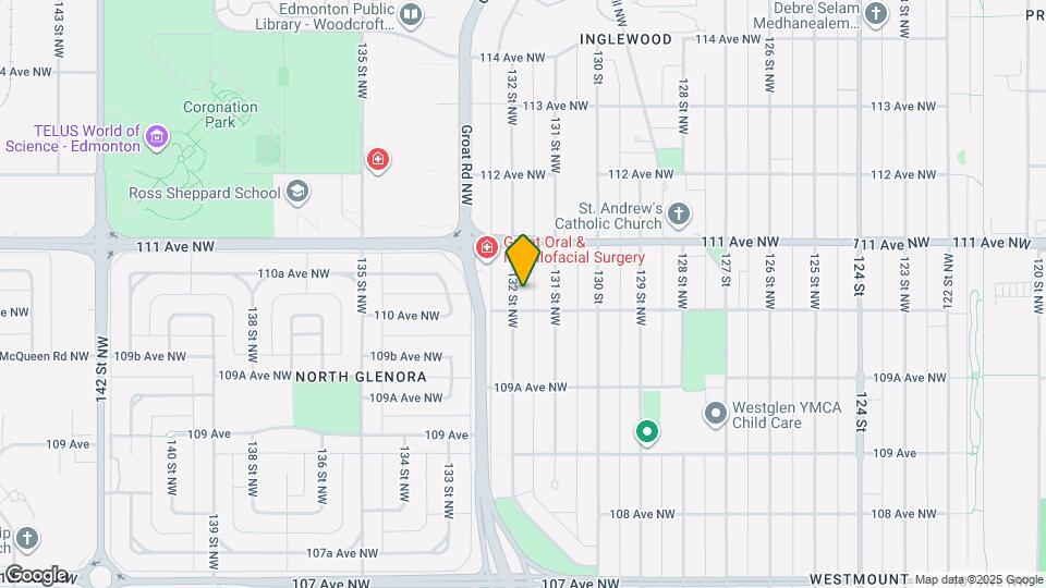 11007 132 St NW Map and Location Details