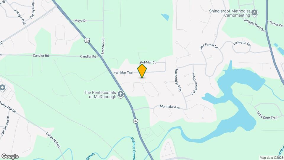 121 Brookhaven Ln Map and Location Details