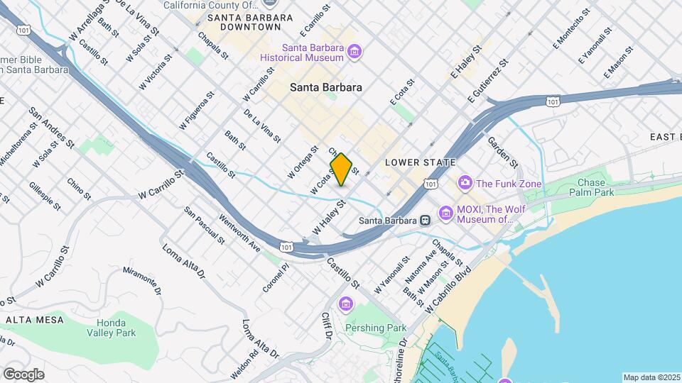 512 De la Vina St Mapa y Detalles de la Ubicación