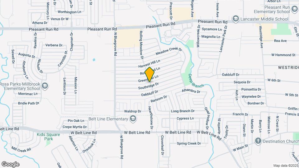 1301 Southridge Dr Map and Location Details