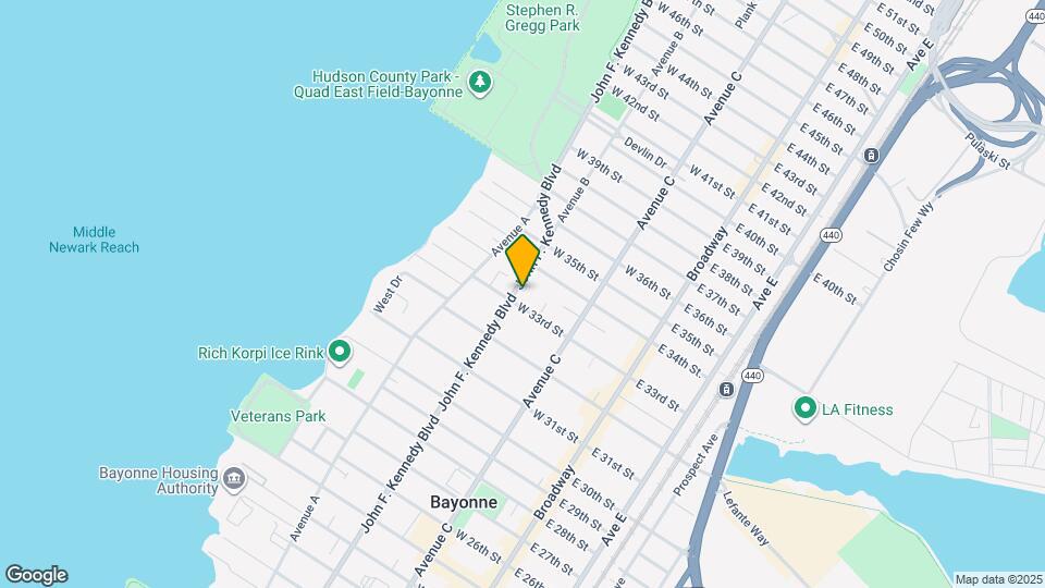 854 John F. Kennedy Blvd Map and Location Details