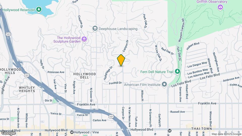 2211 Canyon Dr Map and Location Details