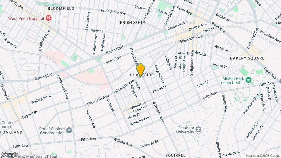 5610 Ellsworth Ave Mapa y Detalles de la Ubicación