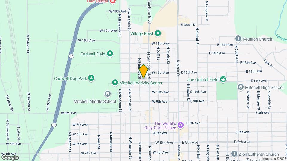 414 W 11th Ave Map and Location Details