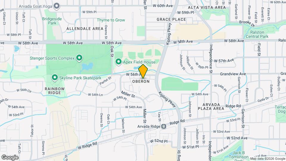 10148 W 55th Dr Mapa y Detalles de la Ubicación