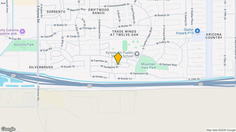 5200 W Saragosa St Map and Location Details