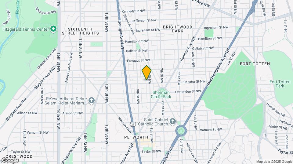 807 Decatur St NW Map and Location Details