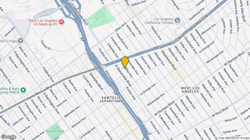 1745 S Bentley Ave, Unit 3 Mapa y Detalles de la Ubicación