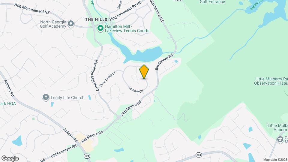 1350 Lamont Cir Mapa y Detalles de la Ubicación