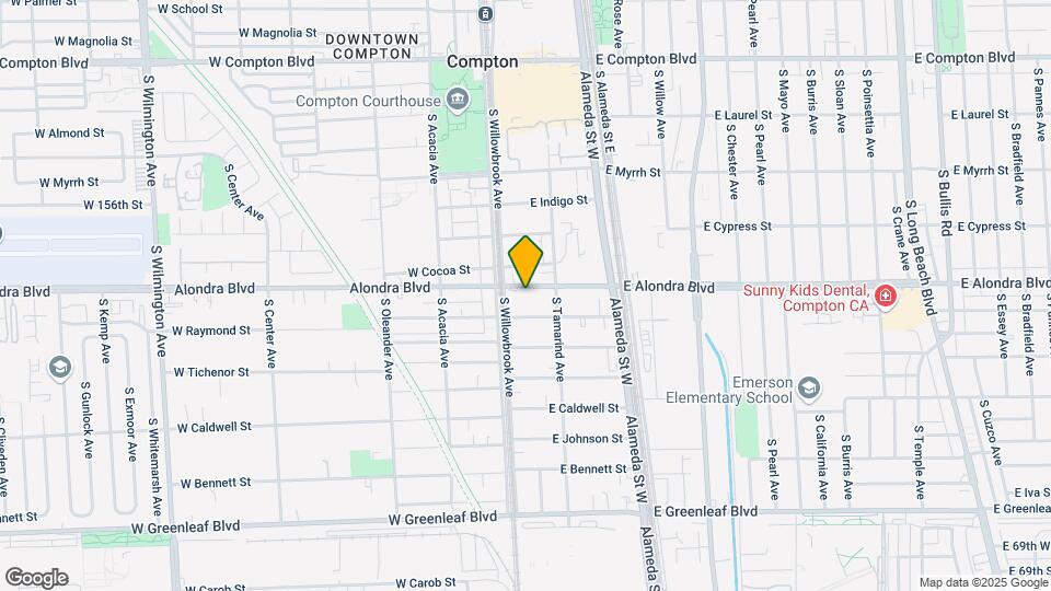 116 E Alondra Blvd Map and Location Details