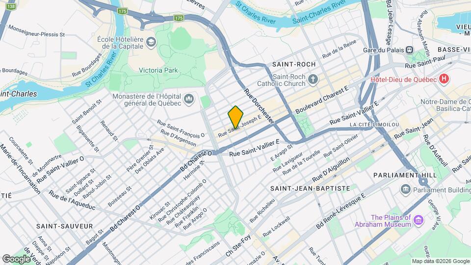 146 - 170 Notre-Dame-des-Anges St Map and Location Details