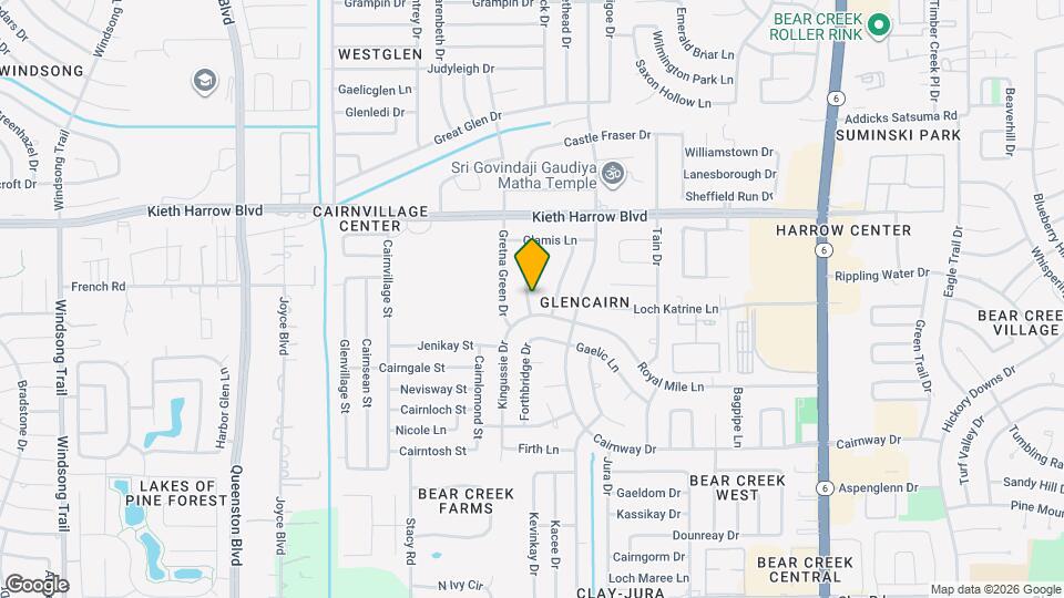 16811 Forthloch Ct Map and Location Details