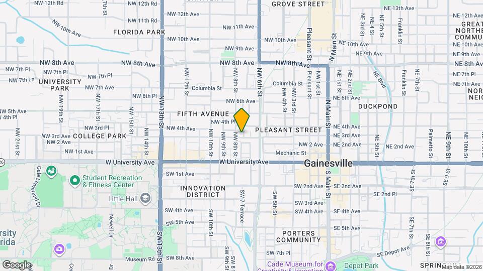 724 NW 3rd Ave Map and Location Details