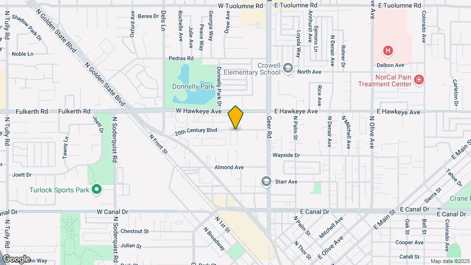 New Century Townhomes Map and Location Details
