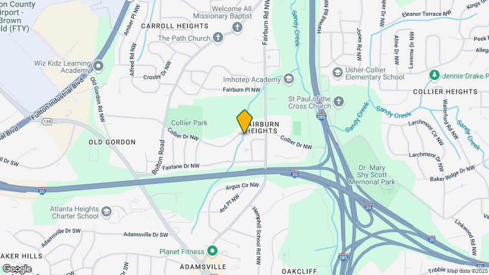 3512 Collier Dr NW Map and Location Details