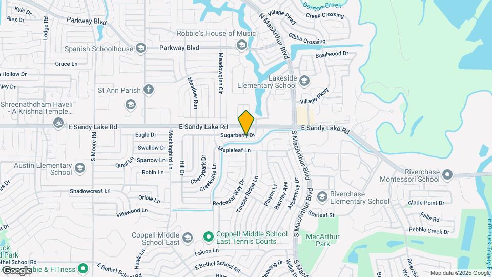931 Sugarberry Dr Map and Location Details