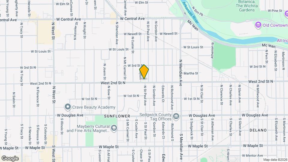 2922 West 2nd St N Map and Location Details